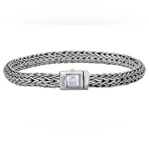✨ Sterling Silver & Mother of Pearl Bracelet – New ✨